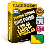 SUPER TRUST KING PRIME Guiana Facebook Ad Accounts - 2 BM Ad Accounts + 2 Ad Accounts on King Profile + 2 aged Fan Pages with huge organic reach and active subscribers