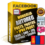 Ultimate Mongolian PREMIUM AutoReg Facebook Accounts - Fully Loaded (Posts : Multi-Photos : Info)