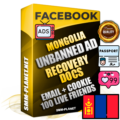 Premium Mongolian Unbanned FB Ad Accounts with Recovery Docs