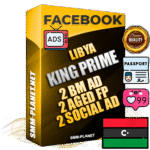 SUPER TRUST KING PRIME Libyan Facebook Ad Accounts - 2 BM Ad Accounts + 2 Ad Accounts on King Profile + 2 aged Fan Pages with huge organic reach and active subscribers