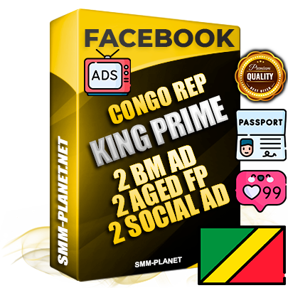 SUPER TRUST KING PRIME Congo Rep Facebook Ad Accounts - 2 BM Ad Accounts + 2 Ad Accounts on King Profile + 2 aged Fan Pages with huge organic reach and active subscribers