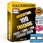 Elite Argentinian PREMIUM Handcrafted Facebook Accounts - 100 Authentic Live Friends with High Trust for Ads