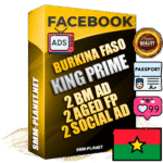 SUPER TRUST KING PRIME Burkinabè Facebook Ad Accounts - 2 BM Ad Accounts + 2 Ad Accounts on King Profile + 2 aged Fan Pages with huge organic reach and active subscribers