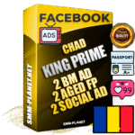 SUPER TRUST KING PRIME Chadian Facebook Ad Accounts - 2 BM Ad Accounts + 2 Ad Accounts on King Profile + 2 aged Fan Pages with huge organic reach and active subscribers