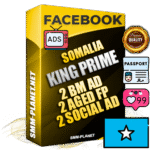 SUPER TRUST KING PRIME Somali Facebook Ad Accounts - 2 BM Ad Accounts + 2 Ad Accounts on King Profile + 2 aged Fan Pages with huge organic reach and active subscribers