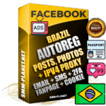 Ultimate Brazilian PREMIUM AutoReg Facebook Accounts - Fully Loaded (Posts : Multi-Photos : Info)