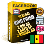 SUPER TRUST KING PRIME Senegalese Facebook Ad Accounts - 2 BM Ad Accounts + 2 Ad Accounts on King Profile + 2 aged Fan Pages with huge organic reach and active subscribers