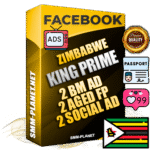SUPER TRUST KING PRIME Zimbabwean Facebook Ad Accounts - 2 BM Ad Accounts + 2 Ad Accounts on King Profile + 2 aged Fan Pages with huge organic reach and active subscribers