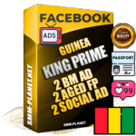 SUPER TRUST KING PRIME Guinean Facebook Ad Accounts - 2 BM Ad Accounts + 2 Ad Accounts on King Profile + 2 aged Fan Pages with huge organic reach and active subscribers