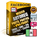 Ultimate Mexican PREMIUM AutoReg Facebook Accounts - Fully Loaded (Posts : Multi-Photos : Info)