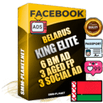 SUPER TRUST KING ELITE Belarusian Facebook Ad Accounts - 6 BM Ad Accounts + 3 Ad Accounts on King Profile + 3 aged Fan Pages with huge organic reach and active subscribers