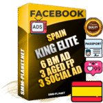 SUPER TRUST KING ELITE Spanish Facebook Ad Accounts - 6 BM Ad Accounts + 3 Ad Accounts on King Profile + 3 aged Fan Pages with huge organic reach and active subscribers