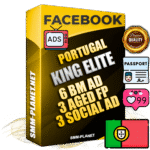 SUPER TRUST KING ELITE Portuguese Facebook Ad Accounts - 6 BM Ad Accounts + 3 Ad Accounts on King Profile + 3 aged Fan Pages with huge organic reach and active subscribers