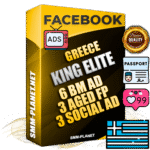 SUPER TRUST KING ELITE Greek Facebook Ad Accounts - 6 BM Ad Accounts + 3 Ad Accounts on King Profile + 3 aged Fan Pages with huge organic reach and active subscribers