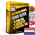 SUPER TRUST KING ELITE Dutch Facebook Ad Accounts - 6 BM Ad Accounts + 3 Ad Accounts on King Profile + 3 aged Fan Pages with huge organic reach and active subscribers