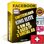 SUPER TRUST KING ELITE Swiss Facebook Ad Accounts - 6 BM Ad Accounts + 3 Ad Accounts on King Profile + 3 aged Fan Pages with huge organic reach and active subscribers
