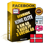 SUPER TRUST KING ELITE Danish Facebook Ad Accounts - 6 BM Ad Accounts + 3 Ad Accounts on King Profile + 3 aged Fan Pages with huge organic reach and active subscribers