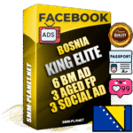 SUPER TRUST KING ELITE Bosnian Facebook Ad Accounts - 6 BM Ad Accounts + 3 Ad Accounts on King Profile + 3 aged Fan Pages with huge organic reach and active subscribers