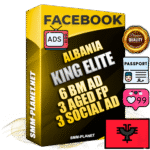 SUPER TRUST KING ELITE Albanian Facebook Ad Accounts - 6 BM Ad Accounts + 3 Ad Accounts on King Profile + 3 aged Fan Pages with huge organic reach and active subscribers
