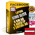 SUPER TRUST KING ELITE Latvian Facebook Ad Accounts - 6 BM Ad Accounts + 3 Ad Accounts on King Profile + 3 aged Fan Pages with huge organic reach and active subscribers