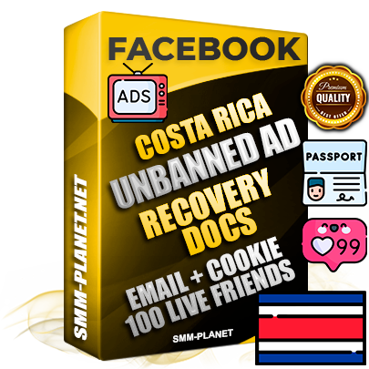 Premium Costa Rican Unbanned FB Ad Accounts with Recovery Docs