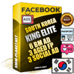 SUPER TRUST KING ELITE Korean Facebook Ad Accounts - 6 BM Ad Accounts + 3 Ad Accounts on King Profile + 3 aged Fan Pages with huge organic reach and active subscribers
