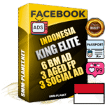 SUPER TRUST KING ELITE Indonesian Facebook Ad Accounts - 6 BM Ad Accounts + 3 Ad Accounts on King Profile + 3 aged Fan Pages with huge organic reach and active subscribers