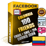 Elite Colombian PREMIUM Handcrafted Facebook Accounts - 100 Authentic Live Friends with High Trust for Ads