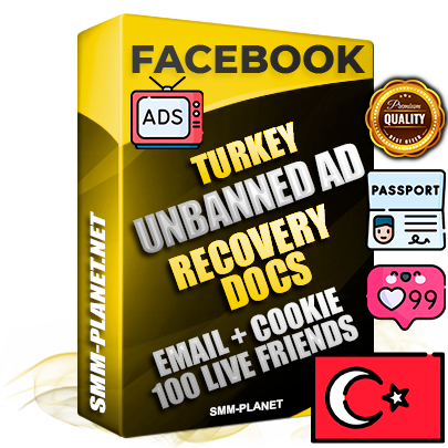 Premium Turkish Unbanned FB Ad Accounts with Recovery Docs