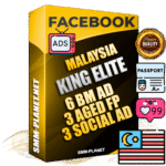SUPER TRUST KING ELITE Malaysian Facebook Ad Accounts - 6 BM Ad Accounts + 3 Ad Accounts on King Profile + 3 aged Fan Pages with huge organic reach and active subscribers