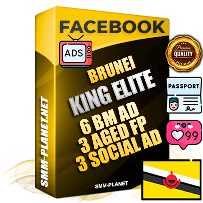 SUPER TRUST KING ELITE Brunei Facebook Ad Accounts - 6 BM Ad Accounts + 3 Ad Accounts on King Profile + 3 aged Fan Pages with huge organic reach and active subscribers