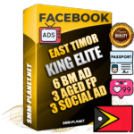 SUPER TRUST KING ELITE Timorese Facebook Ad Accounts - 6 BM Ad Accounts + 3 Ad Accounts on King Profile + 3 aged Fan Pages with huge organic reach and active subscribers