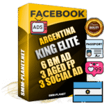 SUPER TRUST KING ELITE Argentinian Facebook Ad Accounts - 6 BM Ad Accounts + 3 Ad Accounts on King Profile + 3 aged Fan Pages with huge organic reach and active subscribers