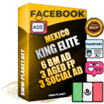 SUPER TRUST KING ELITE Mexican Facebook Ad Accounts - 6 BM Ad Accounts + 3 Ad Accounts on King Profile + 3 aged Fan Pages with huge organic reach and active subscribers