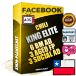 SUPER TRUST KING ELITE Chilean Facebook Ad Accounts - 6 BM Ad Accounts + 3 Ad Accounts on King Profile + 3 aged Fan Pages with huge organic reach and active subscribers