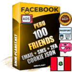 Elite Peruvian PREMIUM Handcrafted Facebook Accounts - 100 Authentic Live Friends with High Trust for Ads