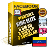 SUPER TRUST KING ELITE Venezuelan Facebook Ad Accounts - 6 BM Ad Accounts + 3 Ad Accounts on King Profile + 3 aged Fan Pages with huge organic reach and active subscribers