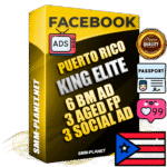 SUPER TRUST KING ELITE Puerto Rican Facebook Ad Accounts - 6 BM Ad Accounts + 3 Ad Accounts on King Profile + 3 aged Fan Pages with huge organic reach and active subscribers