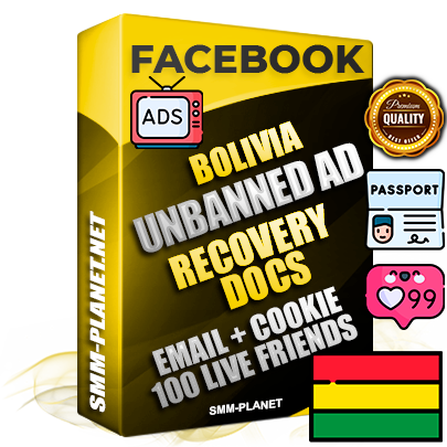 Premium Bolivian Unbanned FB Ad Accounts with Recovery Docs