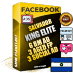 SUPER TRUST KING ELITE Salvadoran Facebook Ad Accounts - 6 BM Ad Accounts + 3 Ad Accounts on King Profile + 3 aged Fan Pages with huge organic reach and active subscribers