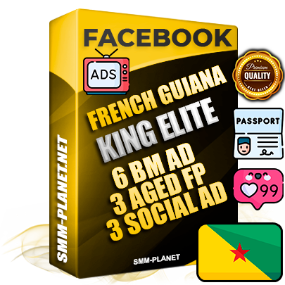 SUPER TRUST KING ELITE Guiana Facebook Ad Accounts - 6 BM Ad Accounts + 3 Ad Accounts on King Profile + 3 aged Fan Pages with huge organic reach and active subscribers
