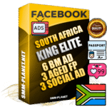 SUPER TRUST KING ELITE South African Facebook Ad Accounts - 6 BM Ad Accounts + 3 Ad Accounts on King Profile + 3 aged Fan Pages with huge organic reach and active subscribers