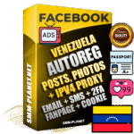 Ultimate Venezuelan PREMIUM AutoReg Facebook Accounts - Fully Loaded (Posts : Multi-Photos : Info)