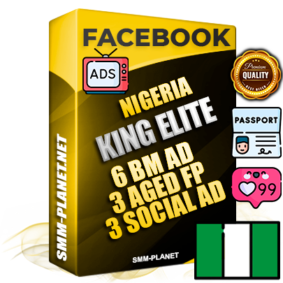 SUPER TRUST KING ELITE Nigerian Facebook Ad Accounts - 6 BM Ad Accounts + 3 Ad Accounts on King Profile + 3 aged Fan Pages with huge organic reach and active subscribers