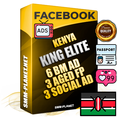 SUPER TRUST KING ELITE Kenyan Facebook Ad Accounts - 6 BM Ad Accounts + 3 Ad Accounts on King Profile + 3 aged Fan Pages with huge organic reach and active subscribers