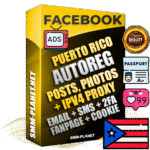 Ultimate Puerto Rican PREMIUM AutoReg Facebook Accounts - Fully Loaded (Posts : Multi-Photos : Info)