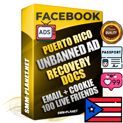 Premium Puerto Rican Unbanned FB Ad Accounts with Recovery Docs