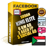 SUPER TRUST KING ELITE Sudanese Facebook Ad Accounts - 6 BM Ad Accounts + 3 Ad Accounts on King Profile + 3 aged Fan Pages with huge organic reach and active subscribers
