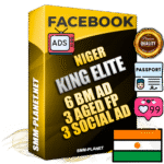 SUPER TRUST KING ELITE Nigerien Facebook Ad Accounts - 6 BM Ad Accounts + 3 Ad Accounts on King Profile + 3 aged Fan Pages with huge organic reach and active subscribers