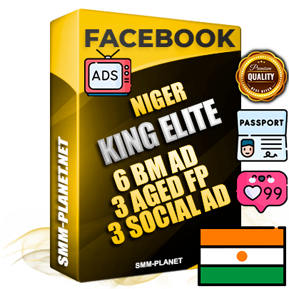 SUPER TRUST KING ELITE Nigerien Facebook Ad Accounts - 6 BM Ad Accounts + 3 Ad Accounts on King Profile + 3 aged Fan Pages with huge organic reach and active subscribers